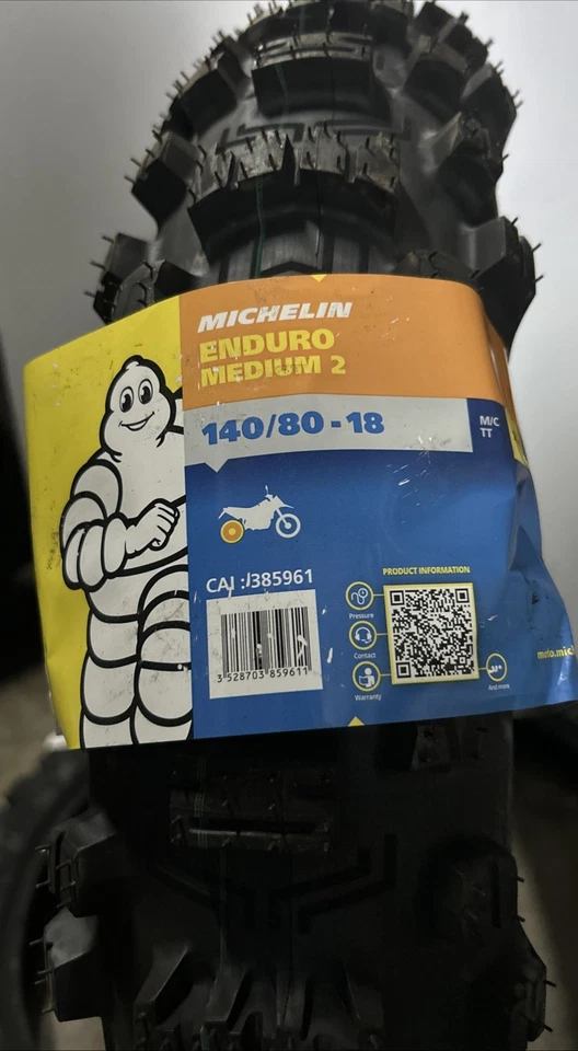 Pneumatici Moto Gomme MICHELIN 140/80 -18 70R ENDURO MEDIUM 2  R TT - Immagine 1 di 1