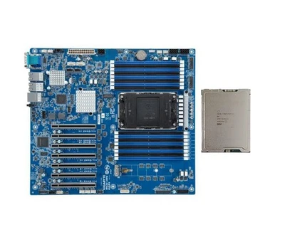 GIGABYTE MS33-AR0 Motherboard Intel Xeon Platinum 8490H ES LGA4677 350w 60C/120T - Image 1 of 4