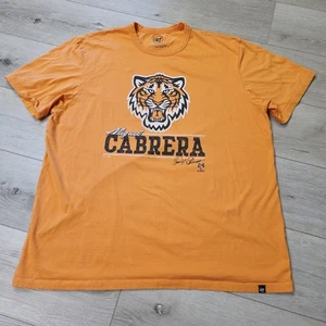 Detroit Tigers Miguel Cabrera #24 2XL Orange Short Sleeve Shirt - Picture 1 of 7