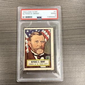 1952 Topps Look 'n See Ulysses S. Grant PSA 2 - Bild 1 von 2
