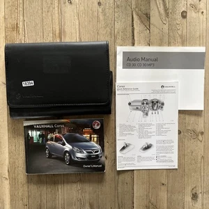 06-11 VAUXHALL CORSA OWNERS HANDBOOK MANUAL PACK AND WALLET 2009 Ref18394 - Picture 1 of 23
