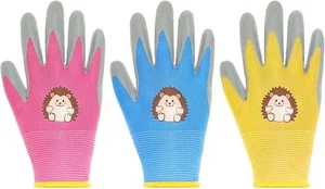 3 Paia Guanti da Giardinaggio per Bambini, Bambino Lavoro Giardino Piccolo - Foto 1 di 6