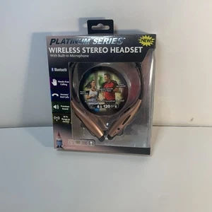 Wireless Stereo Headset Platinums Series With Bluetooth & Microphone(244)(7) - Picture 1 of 10