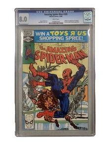 AMAZING SPIDER-MAN #209 CGC 8.0 ORIGIN 1ST CALYPSO KRAVEN SPIDER-WOMAN - Picture 1 of 2
