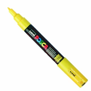 Pennarello Posca Giallo PC1MC Punta Conica Attrezzatura - Foto 1 di 1