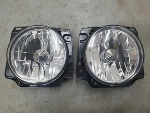 VW GOLF MK2 FK AUTOMOTIVE FRONT HEADLIGHTS LIGHTS LAMPS SET CRYSTAL CLEAR LHD - Picture 1 of 4