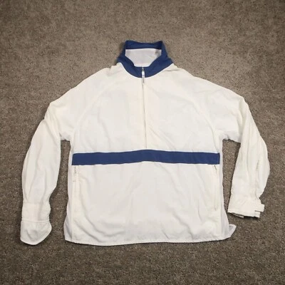 Coolibar Cortavientos Hombre M Ligero Ventilado 1/2 Cremallera Cuello Alto Mano Protección Solar Foto 1 de 4