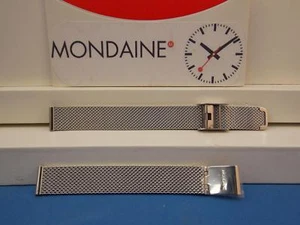 Mondaine Swiss Railways Watch Band FM8912 Bracelet 12mm Wide Steel Mesh Ladies - Picture 1 of 8
