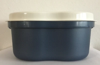 Tupperware Laibwächter Brotbehälter Blau-Weiß.  Wurde nie benutzt.  Nr. 3866A-1 - Bild 1 von 4
