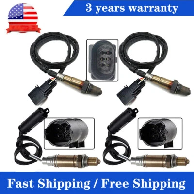 Conjunto 4 Sensor de Oxigênio Up+Down Para BMW 745I 745LI 2002-2005 Alpina B7 4.4L 2007-08 - Imagem 1 de 4