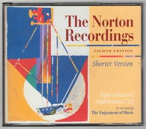 The Norton Recordings 8th ed. (Shorter Vers.) 4-CD for: The Enjoyment of Music - Picture 1 of 2