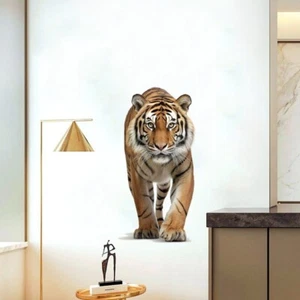Ferocious tiger 3D simulated animal stickers Deco art mural stickers - Picture 1 of 5