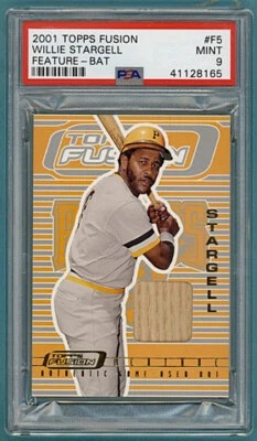 2001 Topps Fusion Willie Stargell Game Used Bat - #FS PSA 9! Pirates! POP 1! - Image 1 of 2