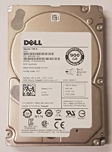 900 GB SAS Dell Savvio 10K.6 ST900MM0006 10krpm 64MB HDD 2.5 " Hard Disk - Picture 1 of 1