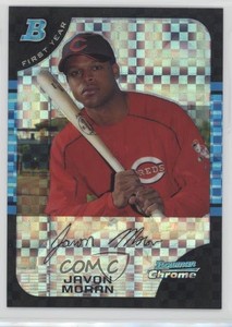 2005 Bowman Chrome First Year X-Fractor /225 Javon Moran #229 Rookie RC