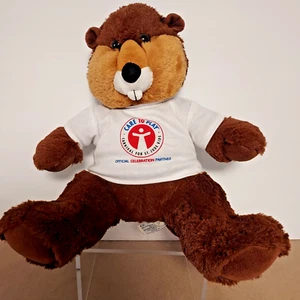 2001 The Bear Factory 14" Beaver Carnival Cruise for St. Jude Kids T Shirt - Picture 1 of 3