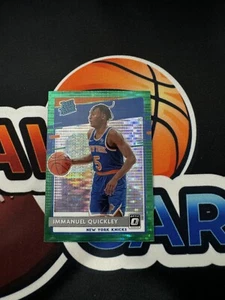 Immanuel Quickley Rated Rookie Card RC 2020-21 Donruss Optic Green Pulsar Prizm - Picture 1 of 2
