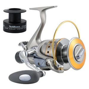 YOSHIKAWA Spinning Reel Baitfeeder 6000 for Live Liner Saltwater Surf Fishing US - Picture 1 of 5