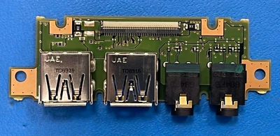 FUJITSU LIFEBOOK E554  AUDIO USB 3.0 PCB BOARD - Image 1 of 3