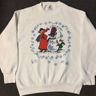 Vtg 90S I Dont Do Jolly Christmas Sweatshirt Xl Funny Humor Snowman Fun Joke Usa