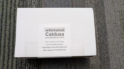 Whirlwind Catdusa RJ45 Cat5  Analog Snake Box interconnet  XLR to Cat5 - Image 1 of 3