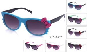 Hello Kitty Women's Sunglasses with Bow Party Multi Color Combos Girl Teenage UV - Picture 1 of 8