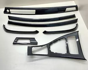 JUEGO EMBELLECEDOR INTERIOR BMW E90 E91 SIN CONDUCCIÓN RENDIMIENTO CARBONO JUEGO COMPLETO 8 PIEZAS - Imagen 1 de 3