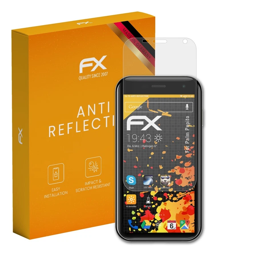 atFoliX 3x Screen Protection Film for Palm Pepito matt&shockproof - Image 1 of 4
