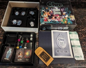 Juego de mesa vintage Disney Haunted Mansion Clue Parker Brothers, CASI COMPLETO - Imagen 1 de 6