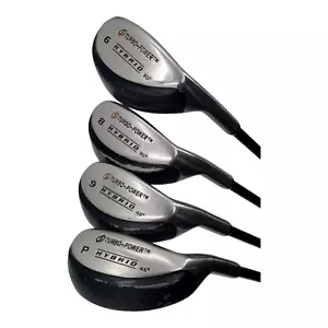 Turbo Power Hybrid Iron PW 9-8-6 Raven Low Torque Kelmac Grip 4 Golf Club Bundle - Picture 1 of 6
