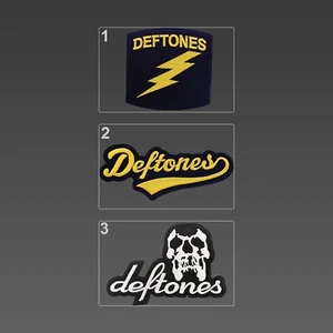 Deftones Patches, Deftones Iron On Embroidery Band Patches - Picture 1 of 7