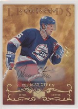 2006 Upper Deck Artifacts Rookies Gold Rainbow 1/1 Thomas Steen Tomas #137 Auto