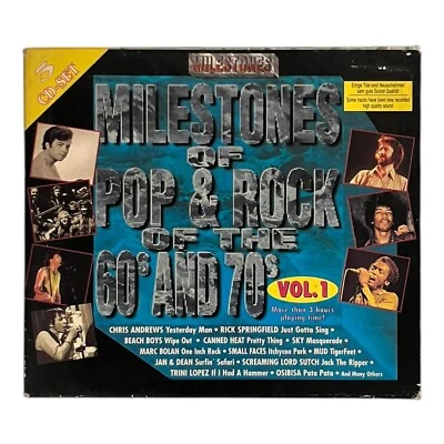Various  - Milestones of Pop & Rock Vol. 1 - Vol. 3 | CD | 1995 - Bild 1 von 2