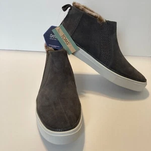 Toms Womens' Bryce High-Top Slip-On Sneaker in Grey Size 9 NWT - Picture 1 of 8
