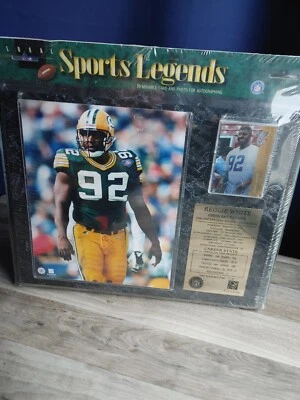 NFL Green Bay Packers 1995 Reggie White Sports Legends placa sellada #92 Foto 1 de 4