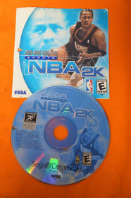 NBA 2K (Sega Dreamcast, 1999) Game Disc Only No Case W/Booklet