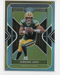 2024 Certified Jordan Love #GT-JLE Gold Team Green Bay Packers - Picture 1 of 2