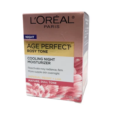 L'Oreal Age Perfect Rosy Tone Anti-Aging Cooling Night Moisturizer 1.7 oz - Image 1 of 4