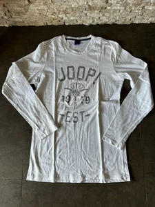 JOOP Longsleve mit Druck in weiss, Größe L, 100 % Baumwolle - Bild 1 von 10