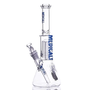 Medicali 12" 8TREE Tubes Pipe - Beaker (128BK) New - Fast Free Shipping - Picture 1 of 1