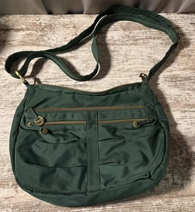 TRAVELON Borsa a tracolla grande antifurto borsa a tracolla in nylon. - Foto 1 di 5