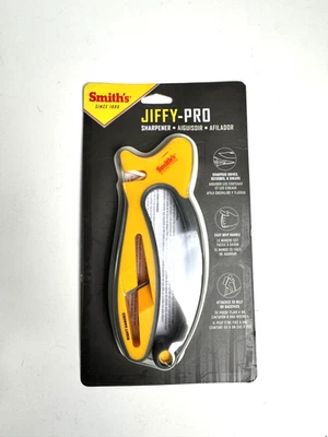 Smith's Jiffy-Pro Afilador de Mano Rápido Hojas de Carburo Cruzado Portátil NUEVO Foto 1 de 4