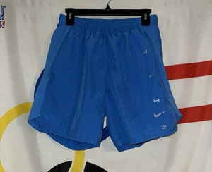 Pantalones Cortos de Correr Nike Para Hombre Pequeños Azul Forrados Atléticos - Imagen 1 de 9