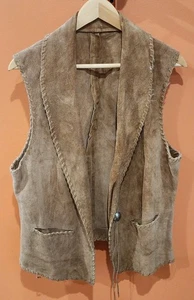 Polo Country Suede Vest - Size L - Picture 1 of 6