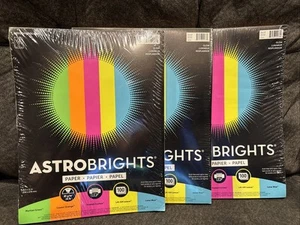 Neenah Astrobrights Color Paper - 24lb - 8.5 x 11 in - 300 sheets - 5 Colors - Picture 1 of 2