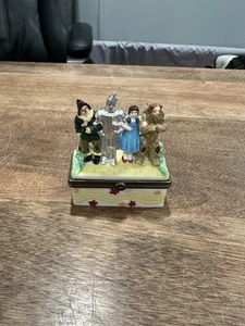 1999 The Wizard of Oz "To Oz" Trinket Box With Todo In Basket by Midwest - Picture 1 of 7