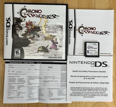 Chrono Trigger Nintendo DS 2008 gioco, custodia, manuale e scheda di registrazione! Testato! - Immagine 1 di 4