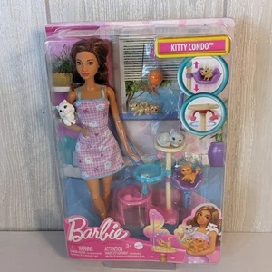 Barbie Gatito Condo Muñeca 7 Mascotas Gato Árbol Juguete Juego Nuevo con Etiquetas - Imagen 1 de 5