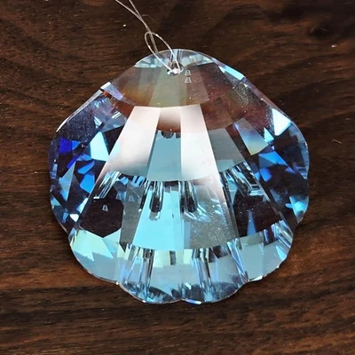 Colgante Swarovski Cristal Concha Marina Acabado AB 2" Adorno Atrapasol Logo Cisne Foto 1 de 4