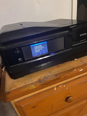 Epson Artisan 837 All In One Inkjet Color Printer Scanner Copier SD Card Reader - Image 1 of 4